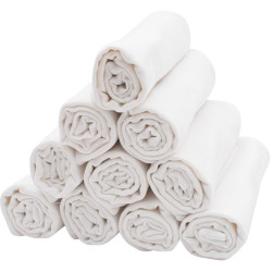 Bavlněné pleny NEW BABY 80x80 cm PREMIUM 10 ks