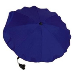 Slunečník na kočárek modrý tmavý