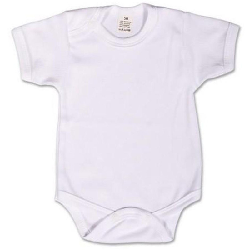 Body krátký rukáv New Baby Classic, 80 (9-12m), Bílá