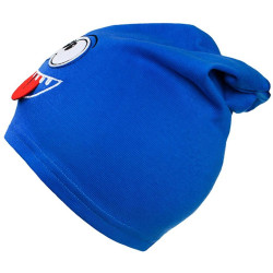 Podzimní dětská čepička New Baby smíšek modrá, 110 (4-5r), Modrá