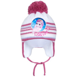 Zimní dětská čepička New Baby Lisa tmavě růžová, 104 (3-4r), Růžová