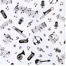 Kojenecká bavlněná košilka New Baby Music, 68 (4-6m), Bílá