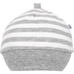 Kojenecká bavlněná čepička New Baby Zebra exclusive, 80 (9-12m), Bílá