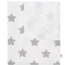 Nepromokavá flanelová podložka New Baby hvězdičky
