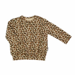 Kojenecké bavlněné tričko Nicol Mia, 80 (9-12m), Hnědá