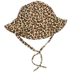 Kojenecká bavlněná čepička-klobouček Nicol Mia, 62 (3-6m), Hnědá