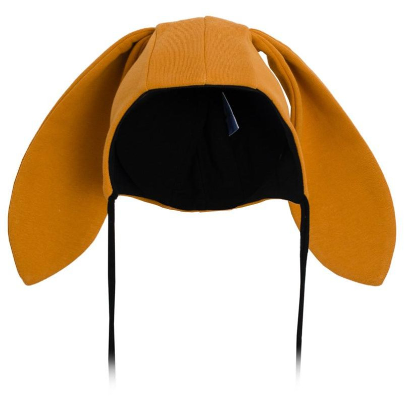 Kojenecká bavlněná čepička s oušky New Baby Favorite hnědá, 80 (9-12m), Hnědá