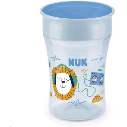 Dětský hrníček Magic NUK 360° s víčkem light blue