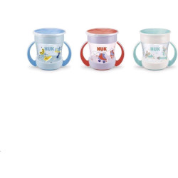 Dětský hrníček Mini Magic NUK 360° s víčkem červená