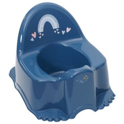 Hrající dětský nočník METEO modrý