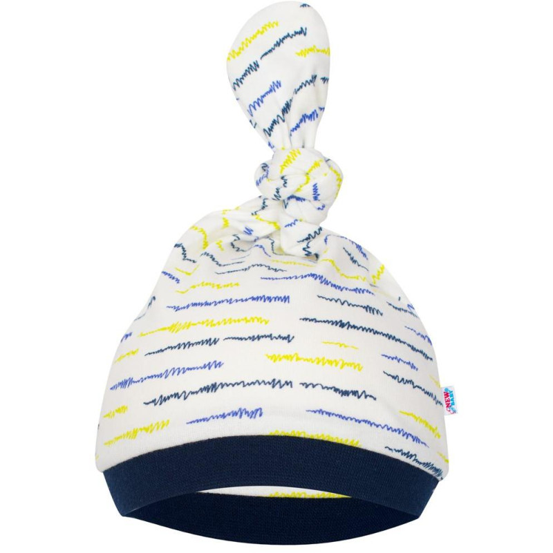 Kojenecká bavlněná čepička New Baby Summertime kluk, 80 (9-12m), Dle obrázku