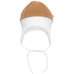 Kojenecká čepička New Baby The Best hnědá, 86 (12-18m), Hnědá