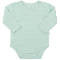 3-dílná kojenecká soupravička do porodnice New Baby I AM mátová, 62 (3-6m), Zelená