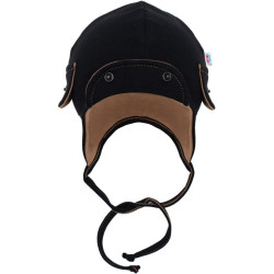 Jarní kojenecká čepička New Baby Special One černá, 80 (9-12m), Černá