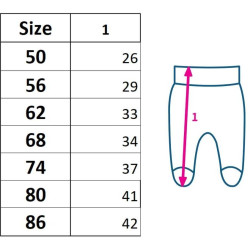 Kojenecké bavlněné polodupačky New Baby Christmas, 56 (0-3m), Dle obrázku