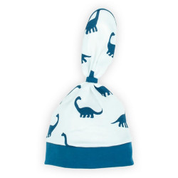 Kojenecká bavlněná čepička Nicol Ivo modrá, 80 (9-12m), Modrá