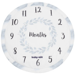 Hrací deka Baby Mix měsíce bílá