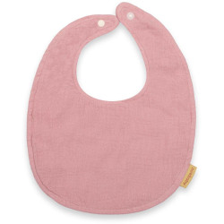 Mušelínový dětský bryndák New Baby pink