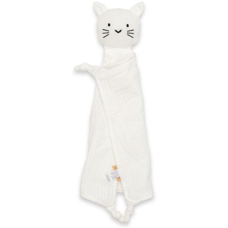 Mušelínový usínáček  New Baby Cat white