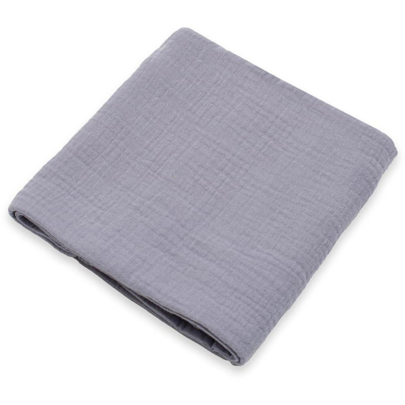 Mušelínová přikrývka New Baby grey