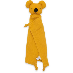 Mušelínový usínáček New Baby Koala mustard