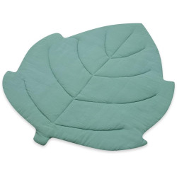 Mušelínová hrací deka New Baby Leaf mint