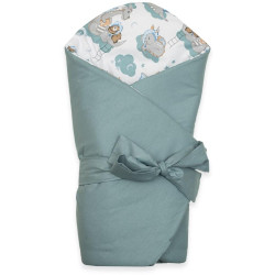 Oboustranná dětská zavinovačka New Baby Dráček 80x80 cm