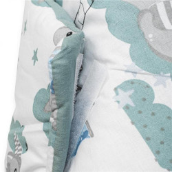 Oboustranná dětská zavinovačka New Baby Dráček 80x80 cm