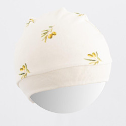 Kojenecká čepička z organické bavlny New Baby Olivy, 68/74, Béžová