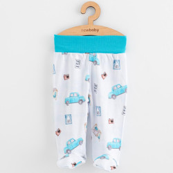 Kojenecké polodupačky New Baby Classic II cars, 56 (0-3m), Modrá