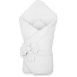 Mušelínová šněrovací zavinovačka New Baby white