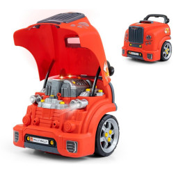 Realistický model přední části auta s otevírací kapotou Milly Mally N-GINE red