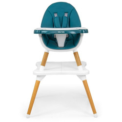 Jídelní židlička Milly Mally 2v1 Malmo dark green