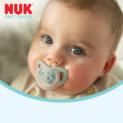 Dudlík NUK First Choice Night 0-6m 2 ks Hippo/Koala