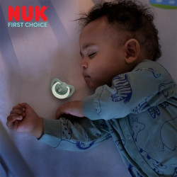 Dudlík NUK First Choice Night 6-18m 2 ks Hippo/Koala