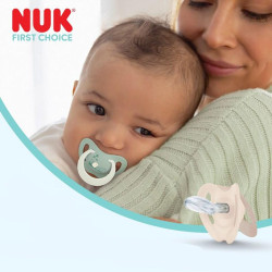 Dudlík NUK First Choice Night 6-18m 2 ks Hippo/Koala