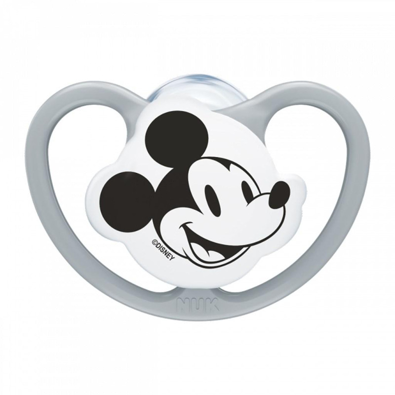 Dudlík NUK Perfect Match Air Disney Mickey Mouse 6-18 měsíců grey