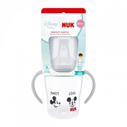 Kojenecká láhev NUK Perfect Match na učení DISNEY Minnie grey 150 ml