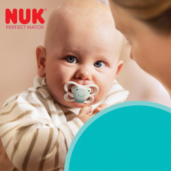 Dudlík NUK Perfect Match Air POLAR BEAR 6-18m 1ks box