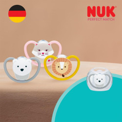 Dudlík NUK Perfect Match Air POLAR BEAR 18+m 1ks box