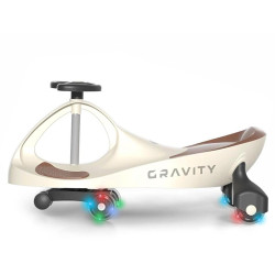 Dětské gravitační odrážedlo Gravity Milly Mally beige brown